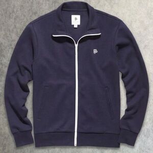 Flint Park Track Court Jacket Mens Small Blue Full Zip Retro Lightweight NEW!